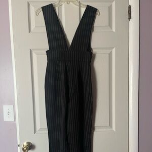 Pinstripe jumpsuit